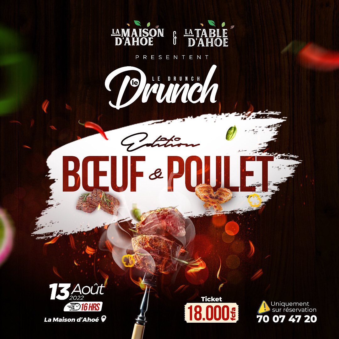 Le brunch de la maison d&rsquo;Ahoé