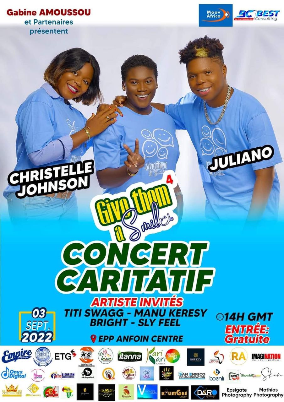 Participez au concert caritatif “Give them a smile”