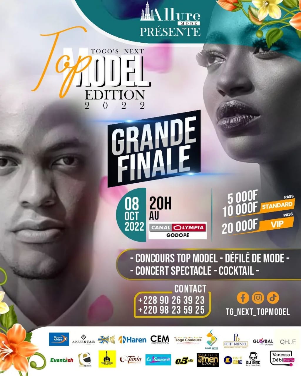 Togo Next Top Model : vivez la grande finale du concours